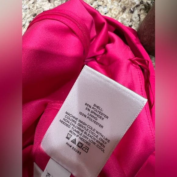 Express Wideleg V-Neck Pink Jumpsuit Medium - Picture 5 of 6